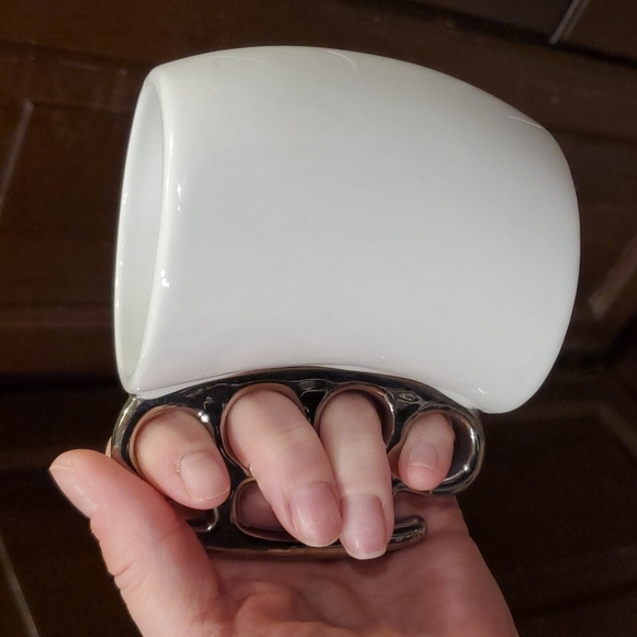 Knuckle Handle coffee Mug - Picture 4 of 5
